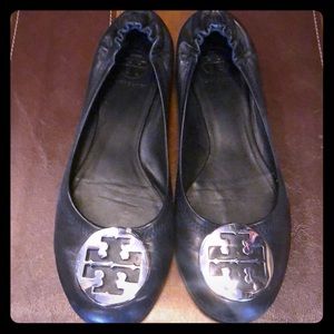 Tory Burch black flats size 9.5 medium